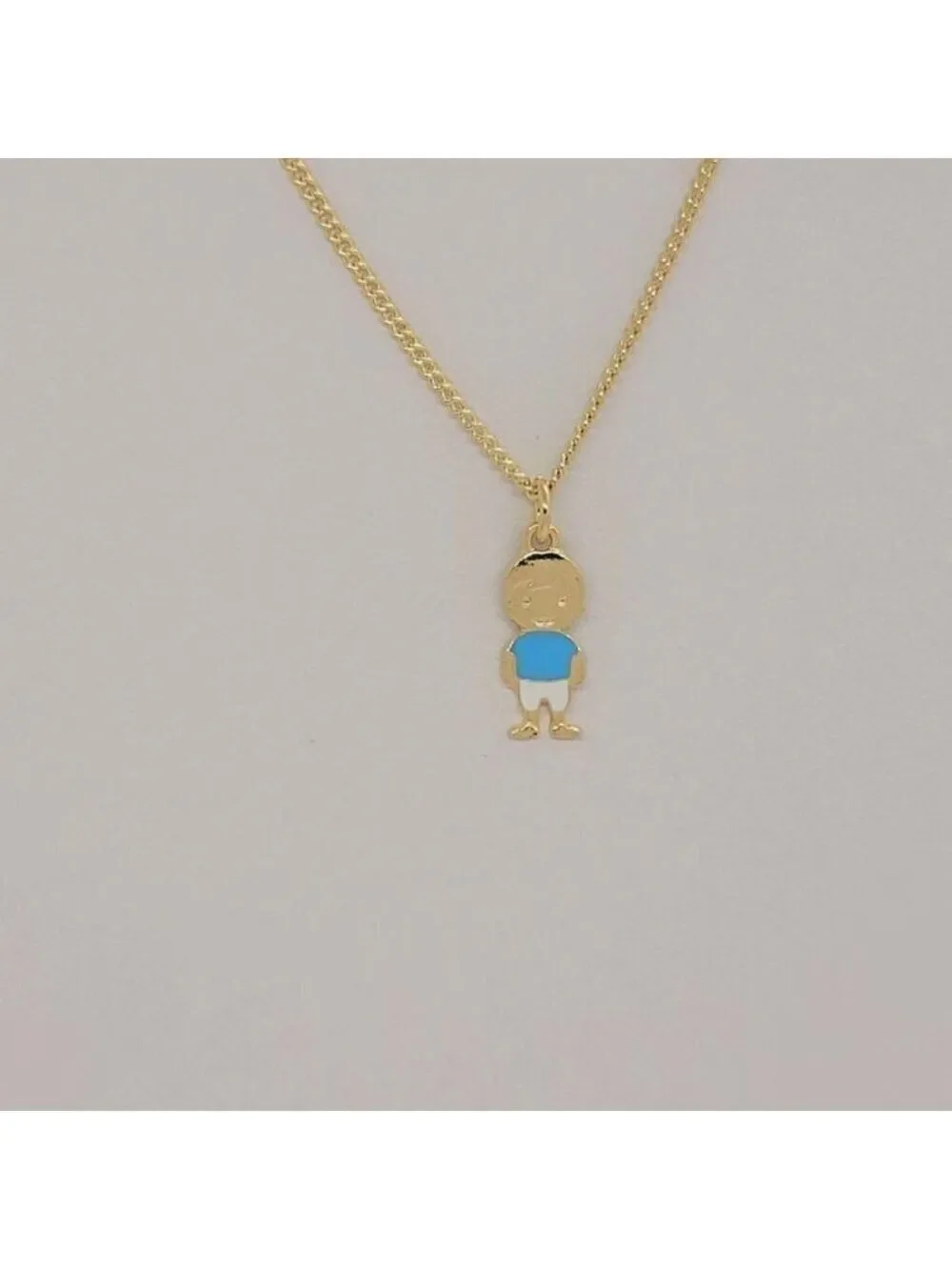 last one Brand New Brazilian 18k Gold Filled Boy Necklace